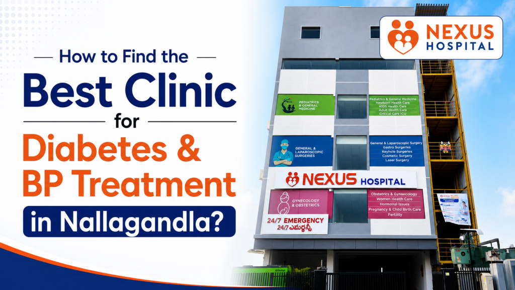 Best Clinic for Diabetes & BP Treatment in Nallagandla